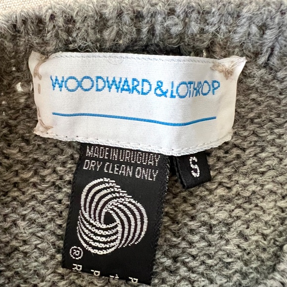 Vintage Wool Sweater Vest with Farm Graphics by Woodward & Lothrop - S - Picture 5 of 8